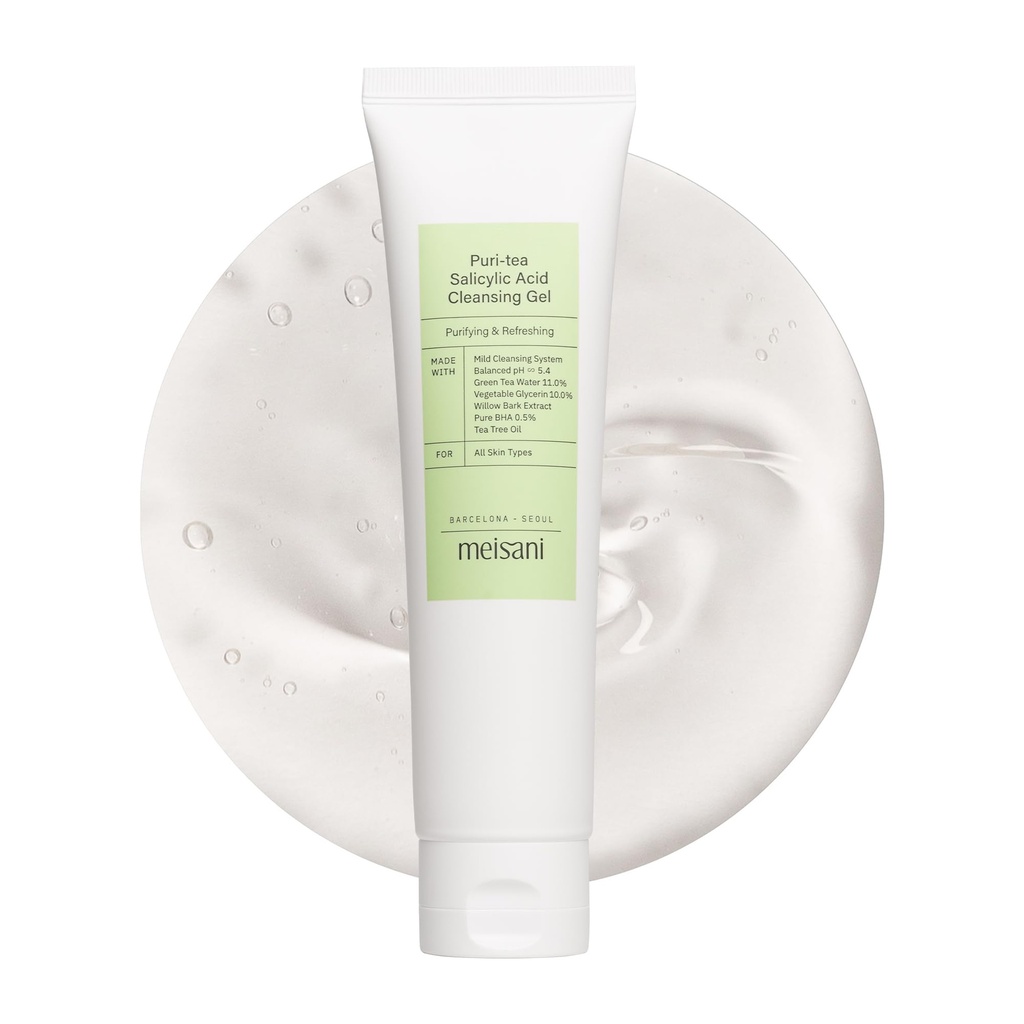 MEISANI Puri Tea Salicylic Acid Cleansing Gel  MEISANI