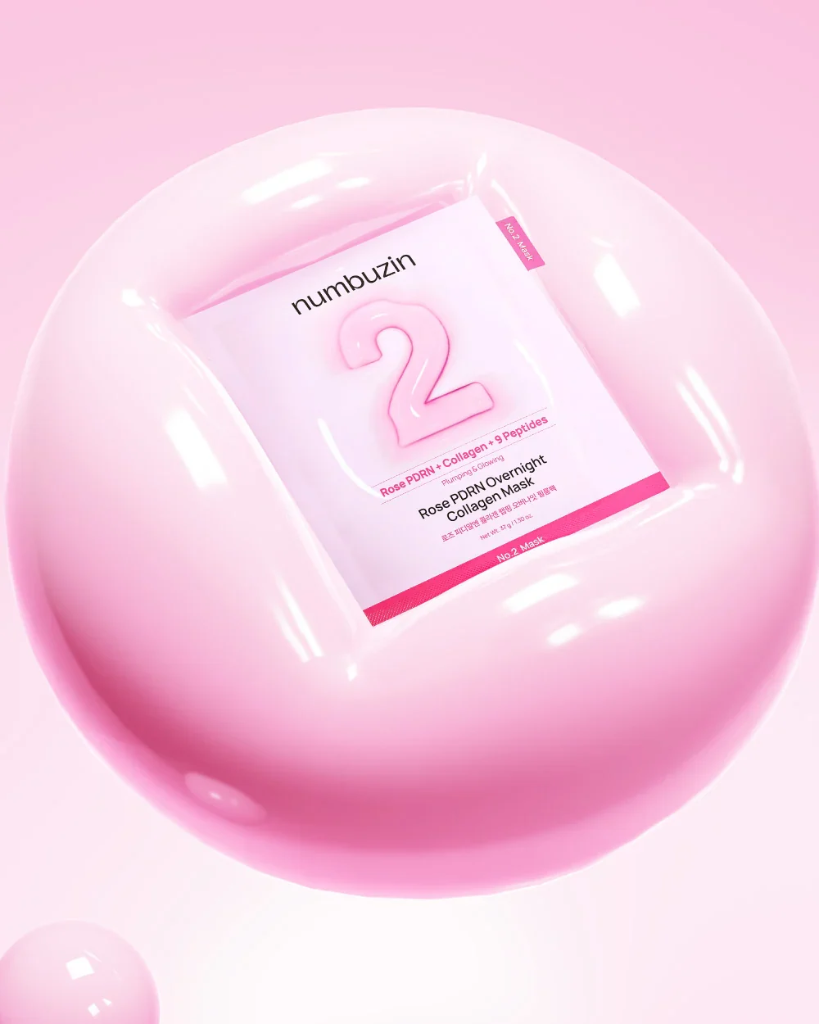 NUMBUZIN No2 Rose PDRN Overnight Collagen Mask